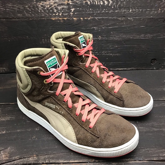 Puma Shoes - Puma First Round EX Hightop Sneakers Size 10